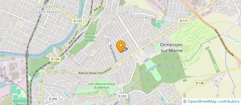 localisation de l'entreprise SCI 2B I  ORMESSON-SUR-MARNE