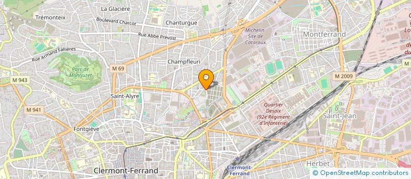 localisation de l'entreprise SCI 2B INVESTISSEMENT  CLERMONT-FERRAND