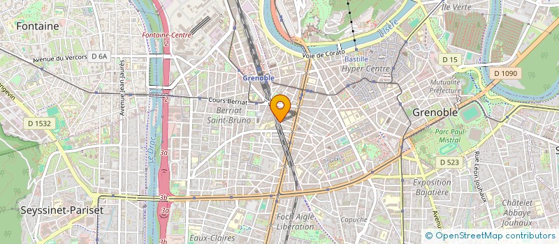 localisation de l'entreprise SCI 2B OBIOU  GRENOBLE
