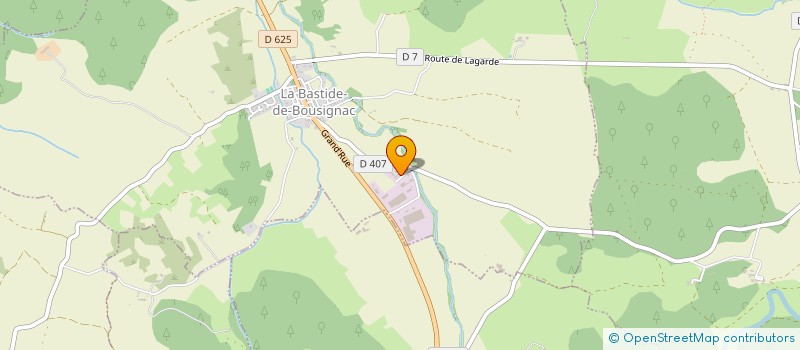 localisation de l'entreprise SCI 2B09 à LA BASTIDE-DE-BOUSIGNAC