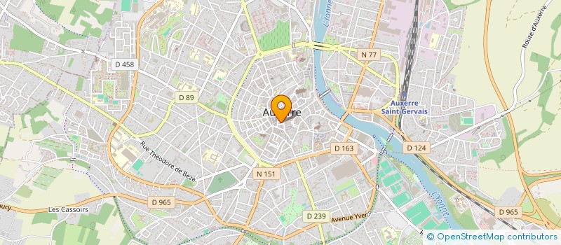 localisation de l'entreprise SCI 2B2D à AUXERRE