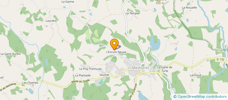 localisation de l'entreprise SCI 2B2S  MEILHARDS