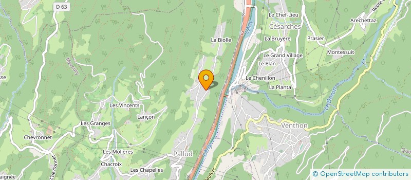 localisation de l'entreprise SCI 2B4G  PALLUD