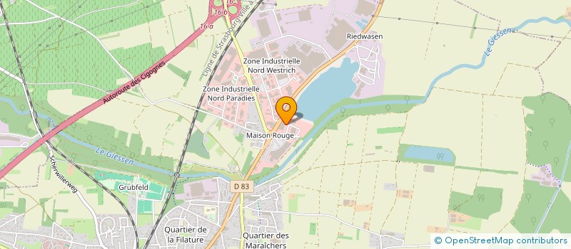 localisation de l'entreprise SCI 2B4K  SELESTAT