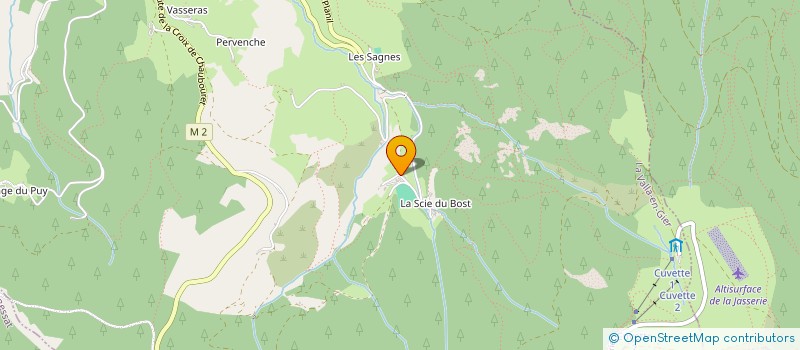 localisation de l'entreprise SCI 2BB  LA VALLA-EN-GIER