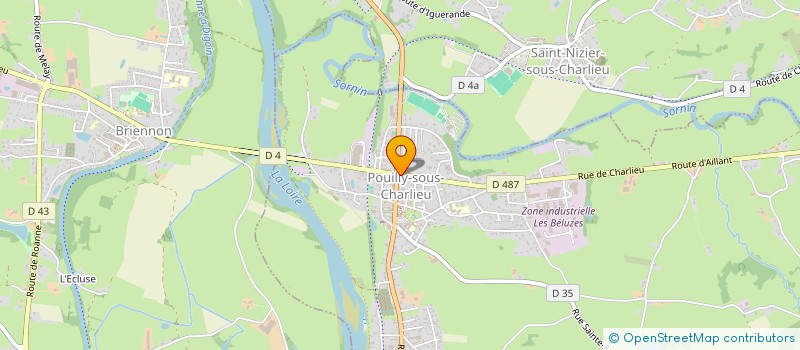 localisation de l'entreprise SCI 2BCD  POUILLY-SOUS-CHARLIEU