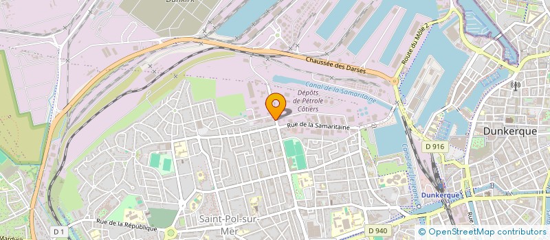 localisation de l'entreprise SCI 2BHL à DUNKERQUE