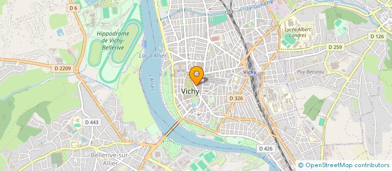 localisation de l'entreprise SCI 2BRD à VICHY