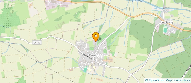 localisation de l'entreprise SCI 2BS  DAUENDORF