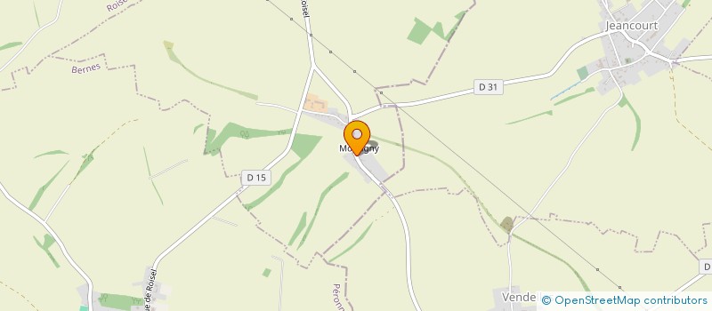 localisation de l'entreprise SCI 2BSF IMMO  HERVILLY