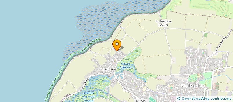 localisation de l'entreprise SCI 2BV  L'HOUMEAU