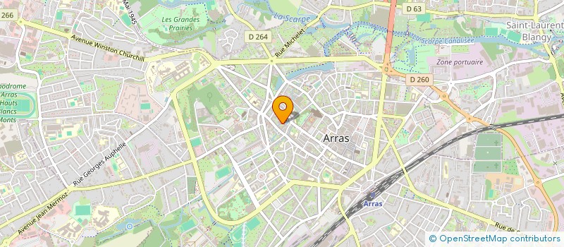 localisation de l'entreprise SCI 2C 2E à ARRAS