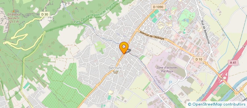 localisation de l'entreprise SCI 2C  BERNIN