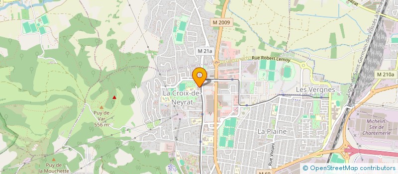 localisation de l'entreprise SCI 2C  CLERMONT-FERRAND