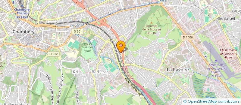 localisation de l'entreprise SCI 2C  BARBERAZ