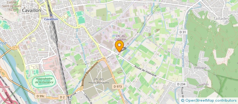 localisation de l'entreprise SCI 2C à CAVAILLON