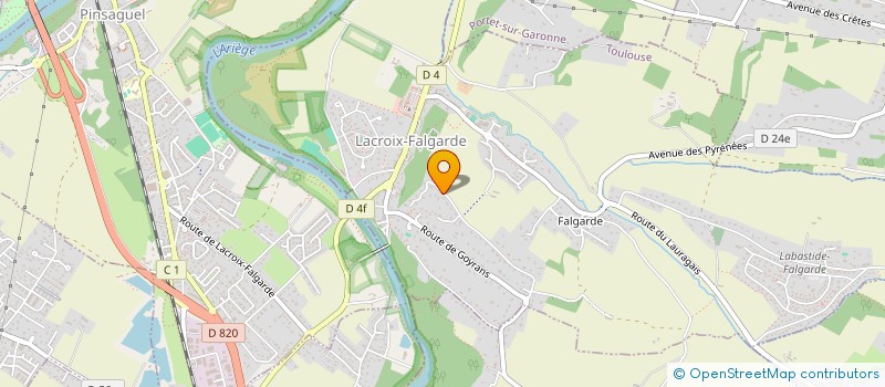 localisation de l'entreprise SCI 2C à SAVERDUN
