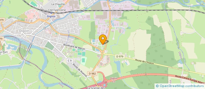 localisation de l'entreprise SCI 2C  DIGOIN