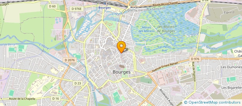 localisation de l'entreprise SCI 2C  BOURGES