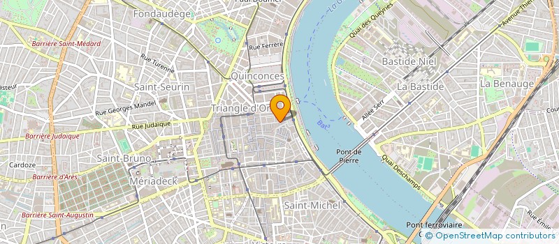 localisation de l'entreprise SCI 2C  BORDEAUX