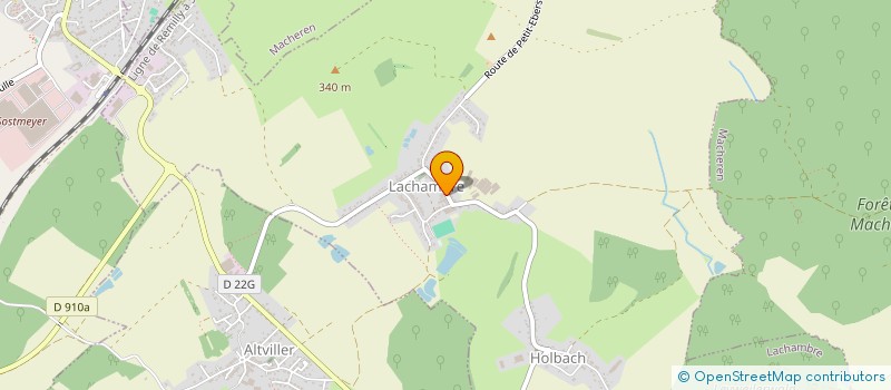 localisation de l'entreprise SCI 2C  LACHAMBRE