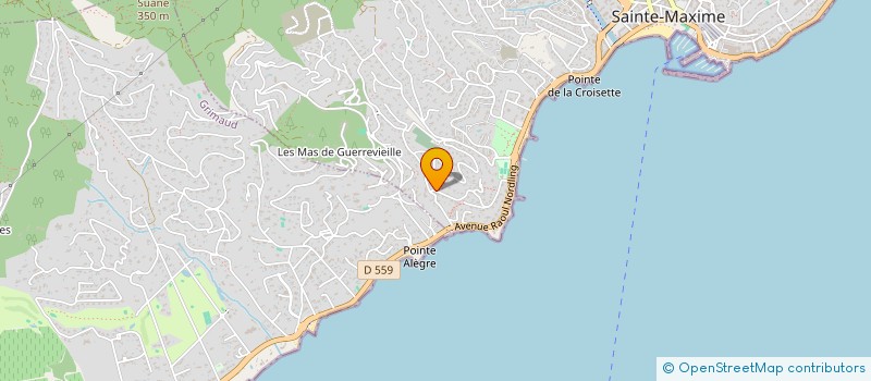localisation de l'entreprise SCI 2C à SAINTE-MAXIME