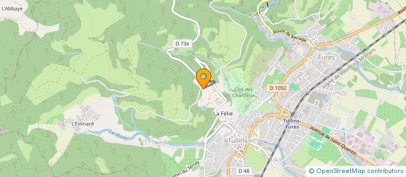 localisation de l'entreprise SCI 2C EL  TULLINS