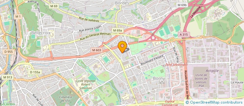 localisation de l'entreprise SCI 2C HABITAT  SAINT-JULIEN-LES-METZ