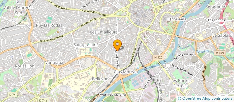 localisation de l'entreprise SCI 2C IMMO à LIMOGES