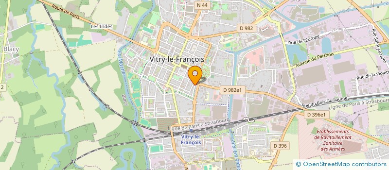 localisation de l'entreprise SCI 2C IMMO à VITRY-LE-FRANCOIS