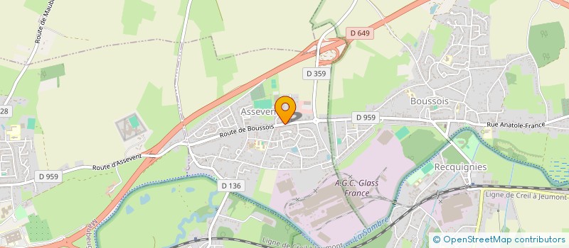 localisation de l'entreprise SCI 2C IMMOBILIER  ASSEVENT