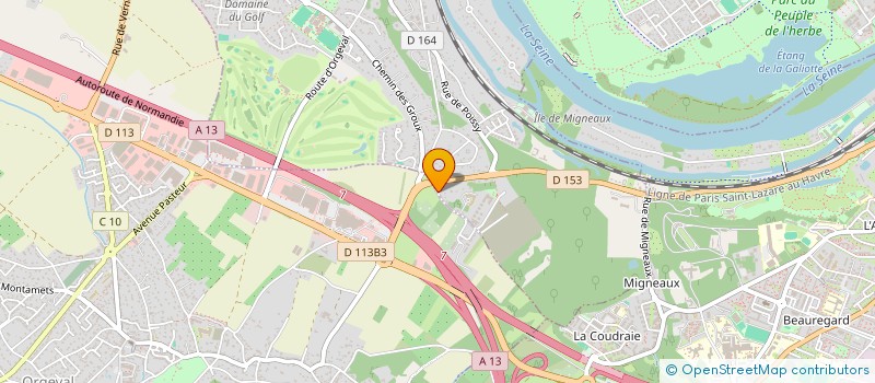 localisation de l'entreprise SCI 2C IMMOBILIER  VILLENNES-SUR-SEINE