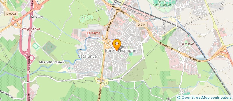localisation de l'entreprise SCI 2C PATRIMOINE à PERPIGNAN