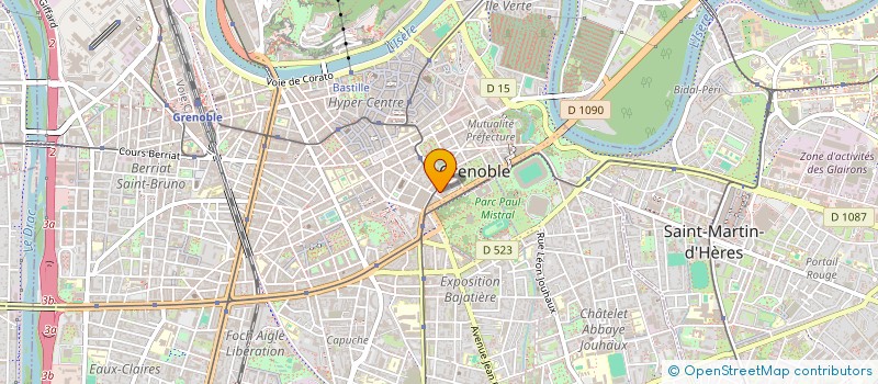 localisation de l'entreprise SCI 2C2A  GRENOBLE