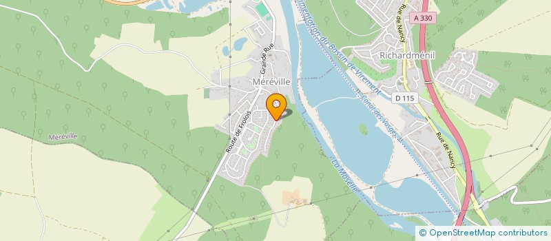 localisation de l'entreprise SCI 2C2G  MEREVILLE