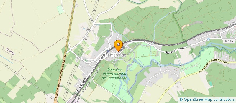 localisation de l'entreprise SCI 2C2K  CHAMARANDE