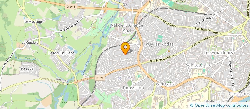localisation de l'entreprise SCI 2C2L à LIMOGES