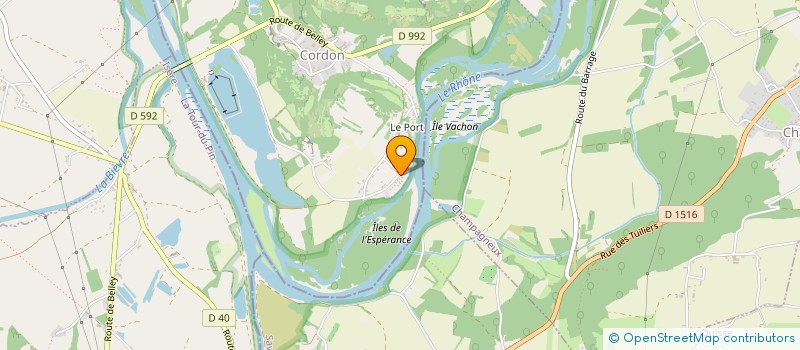 localisation de l'entreprise SCI 2C2L  BREGNIER-CORDON