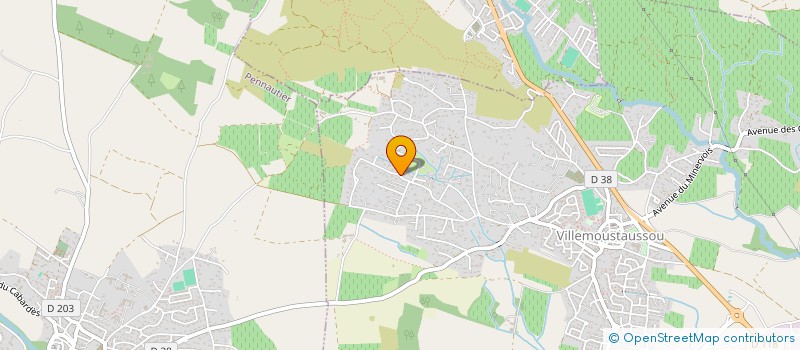 localisation de l'entreprise SCI 2CF à VILLEMOUSTAUSSOU
