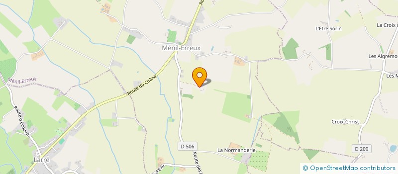 localisation de l'entreprise SCI 2CGE IMMO à LARRE