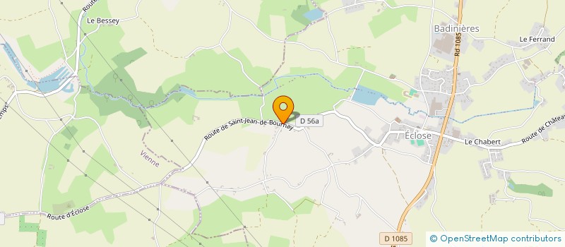 localisation de l'entreprise SCI 2CGM  ECLOSE-BADINIERES