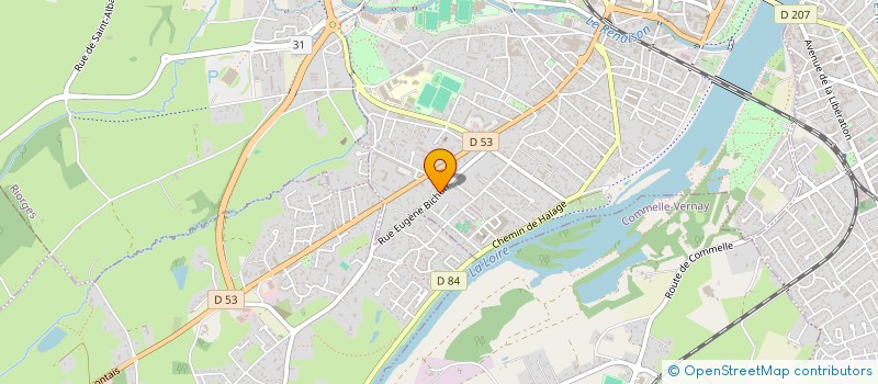 localisation de l'entreprise SCI 2CH  ROANNE