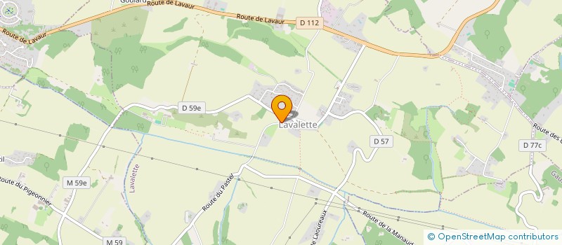 localisation de l'entreprise SCI 2CHL  LAVALETTE