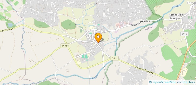 localisation de l'entreprise SCI 2CJ  GAREOULT