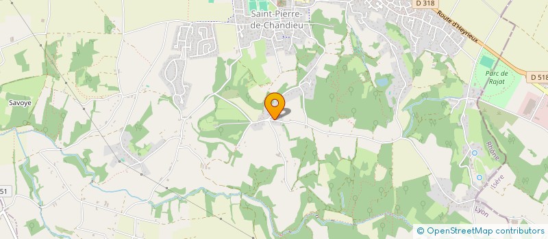 localisation de l'entreprise SCI 2CL  SAINT-PIERRE-DE-CHANDIEU