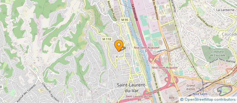 localisation de l'entreprise SCI 2CM à SAINT-LAURENT-DU-VAR
