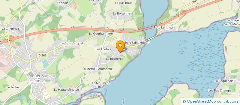 localisation de l'entreprise SCI 2CP  PLOUER-SUR-RANCE