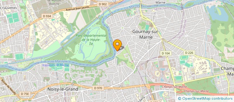 localisation de l'entreprise SCI 2CRM  NOISY-LE-GRAND