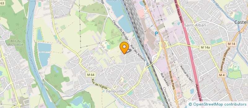 localisation de l'entreprise SCI 2CRV  FENOUILLET