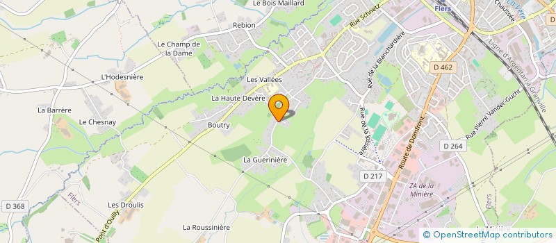 localisation de l'entreprise SCI 2CVF à FLERS